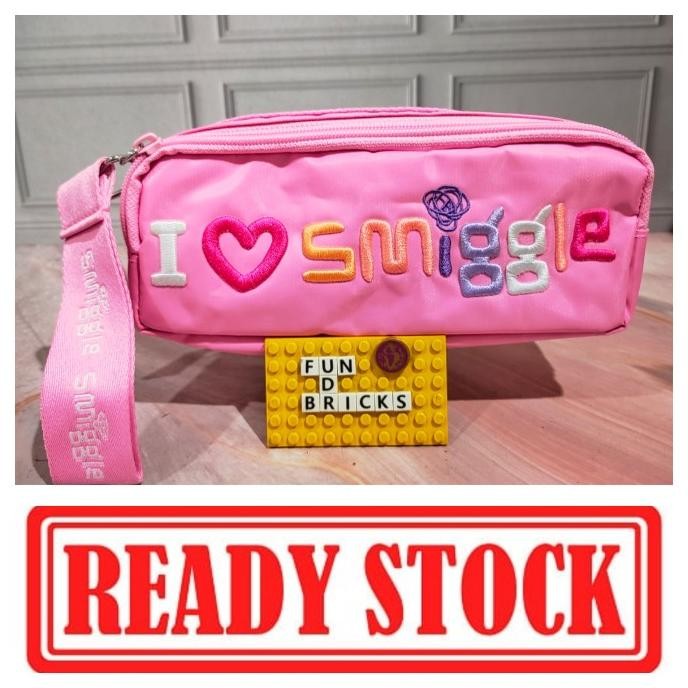 

Smiggle Pencil Case Oblong Pink Tempat Pensil Alat Tulis