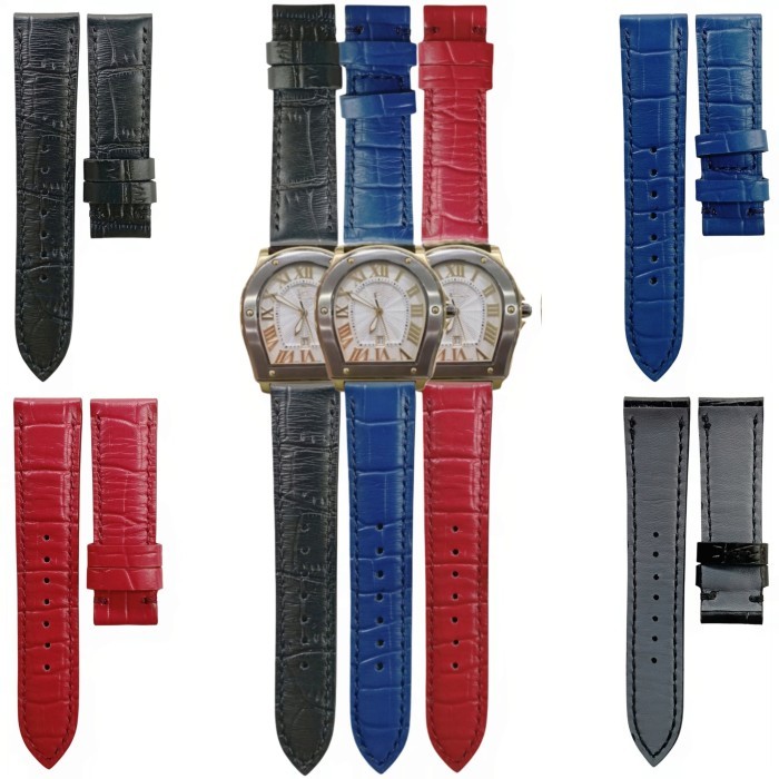 Promo Tali Jam Tangan 22 Mm Handmade Replacement Strap Leather For Aigner Signa A105100 9069.22