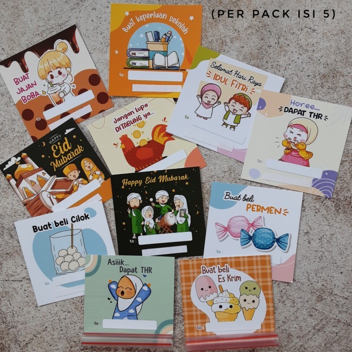 

Hot Sale Amplop Kartu Sedotan Amplop Lebaran Viral Thy