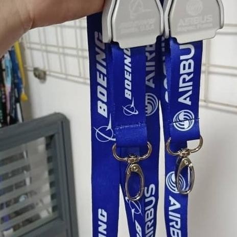 

BEBAS ONGKIR - Lanyard Airbus Printing Original Dengan SeatBelt
