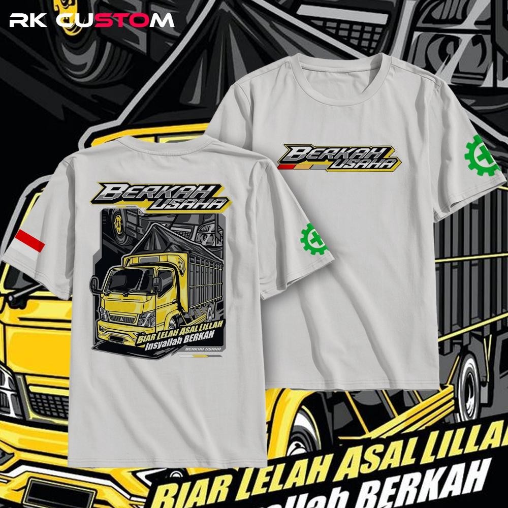 T-Shirt Kaos Truk Canter Distro, Driver Canter Kaos Driver Muda Baju Kaos Pria Motif Mobil Truk Kaos
