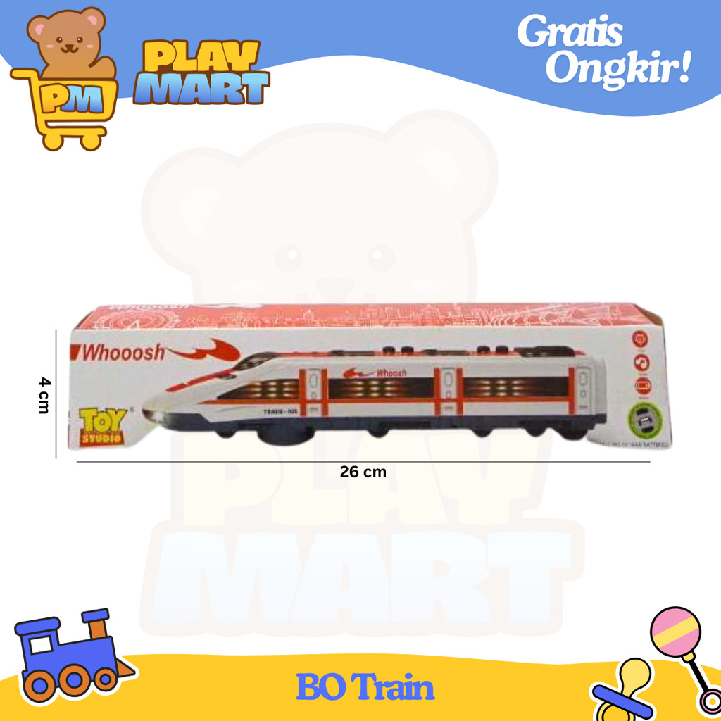 Mainan Anak Kereta Api Whoosh Mainan Anak Kereta Api Pakai Baterai