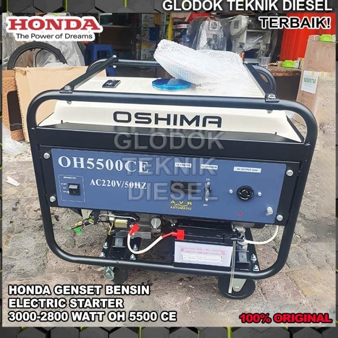 Honda Genset Generator Bensin 3000 2800 Watt Oh 5500 Ce Oh5500Ce Ori