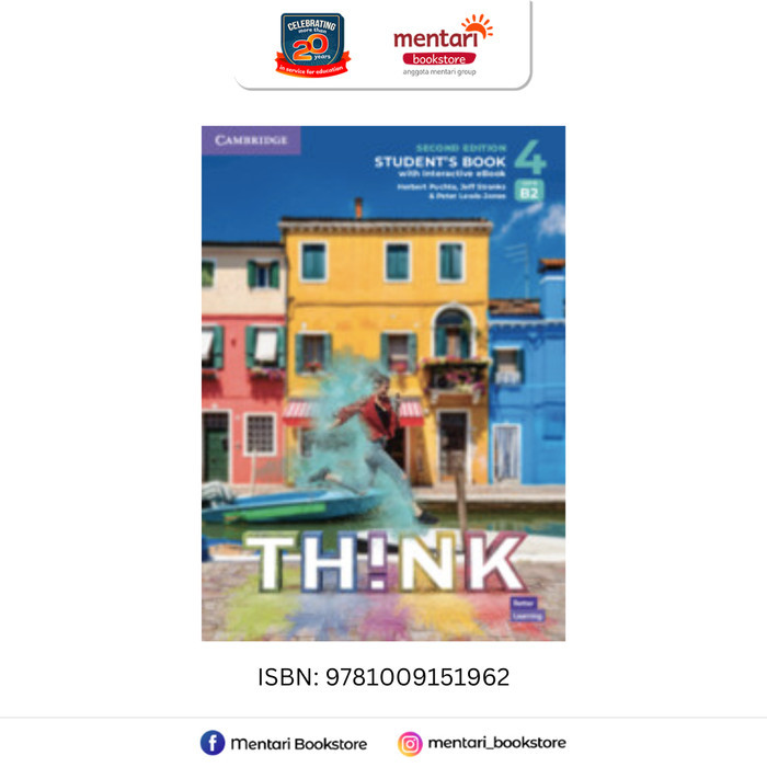 

BISA SPK! Cambridge Think British English w/ E-book 2nd Edition Buku SMP