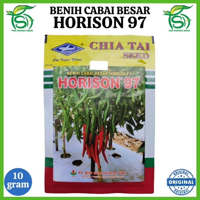 Benih Cabai HORISON 97 F1 (10 Gram) Bibit Cabe Besar Cap Kapal Terbang