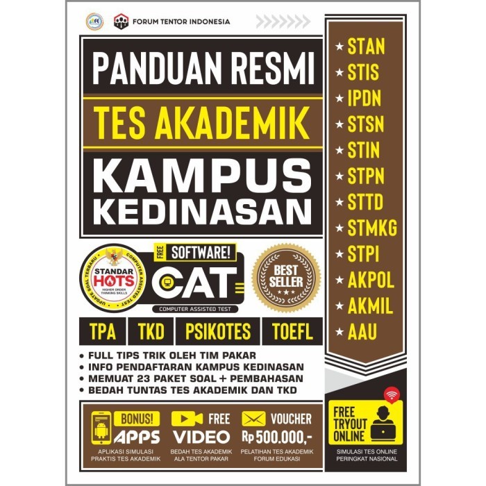 

Notebook Buku Tes Ikatan Dinas Tahun 2021