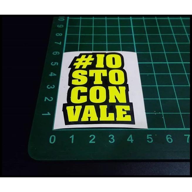 

DISKON CUTTING STICKER #IOSTOCONVALE 5CM KUNING FLUO !!!!!!