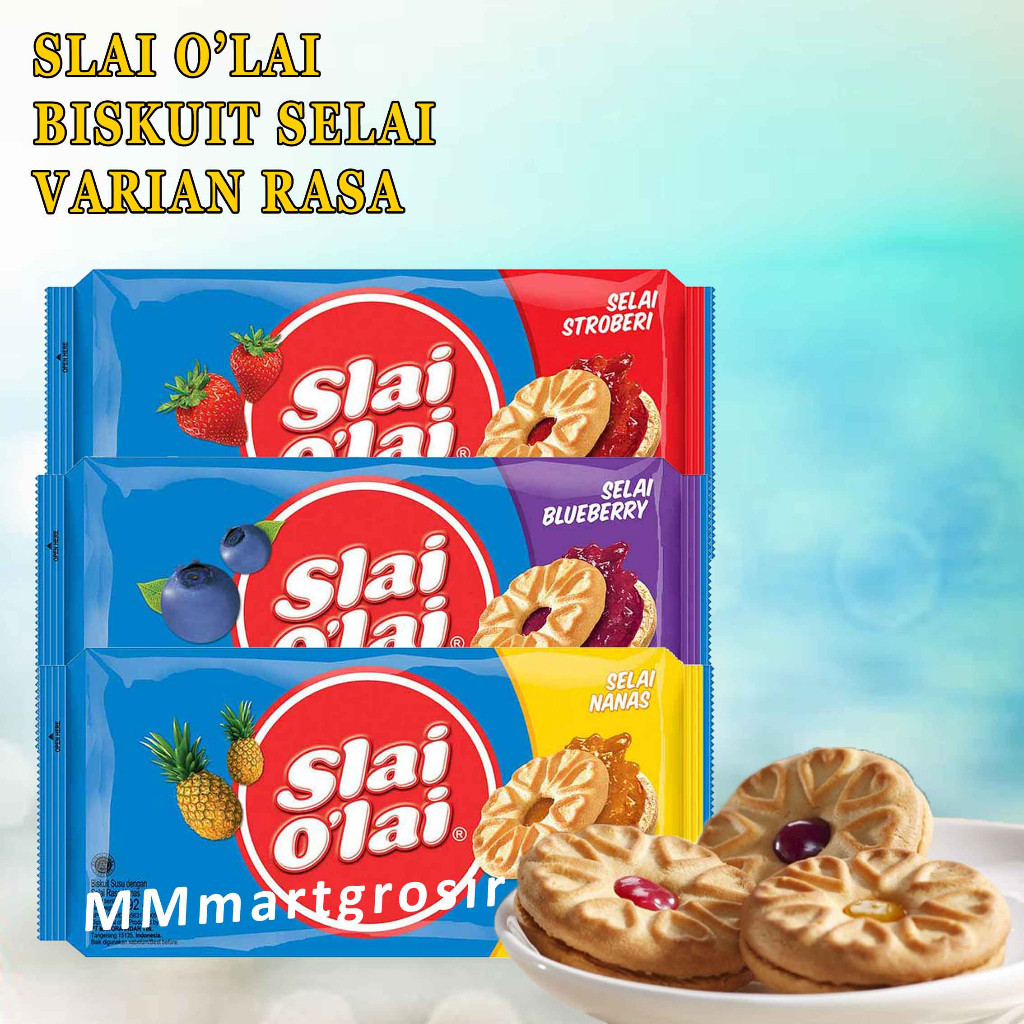 

Biscuit Selai O'lai / Biskuit Selai Susu / Biskuit Selai O'lai Aneka Varian Rasa