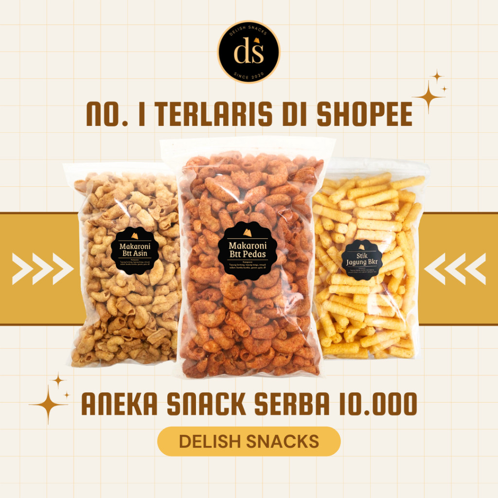 

[DELISH SNACKS] Aneka Snack Serba 10.000 Bebas Pilih / Cemilan Camilan Makanan Ringan Murah 10 RIBU