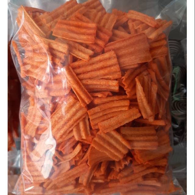 

KRIPIK KENTANG BALADO 500GR/KERIPIK KENTANG PEDAS/CEMILAN/AGEN SNACK KILOAN