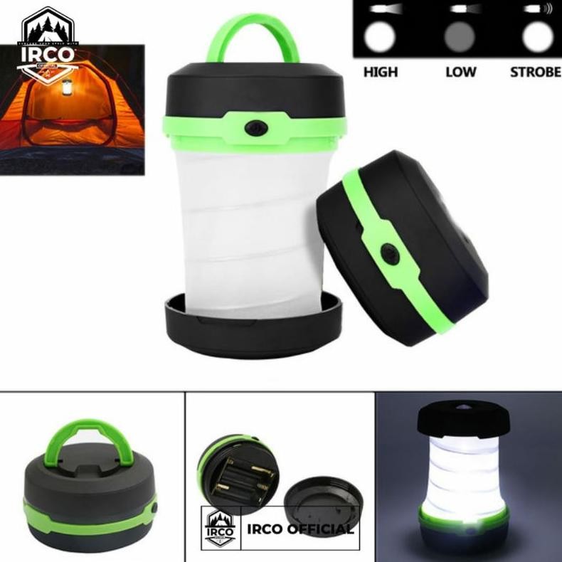 olp Lampu Tenda Camping Irco Lentera Baterai Aa Tahan Lama Bisa Jadi Senter - Emergency Lamp Outdoor