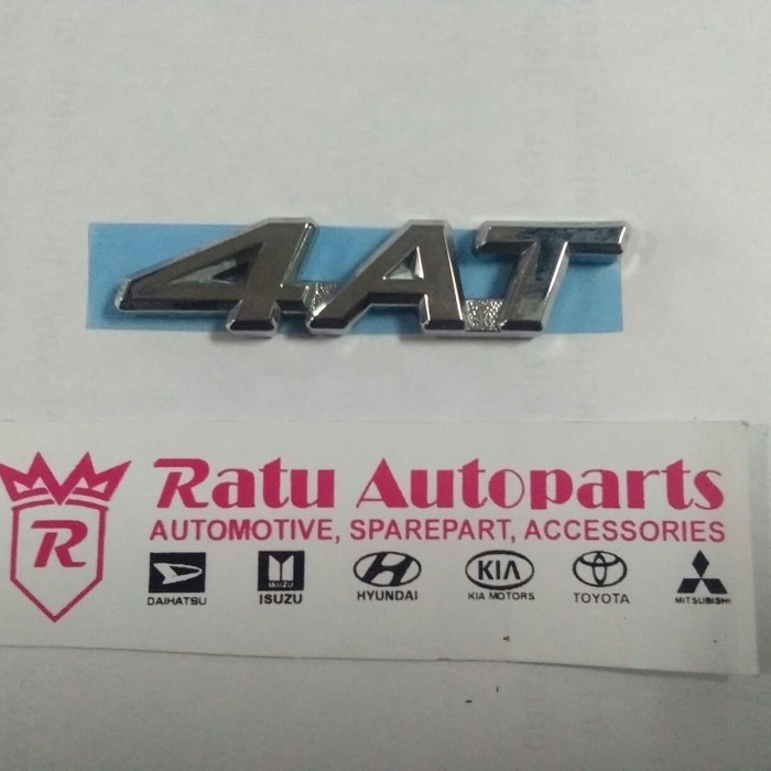Terlaris Emblem Tulisan 4At Automatic Toyota Avanza Kijang