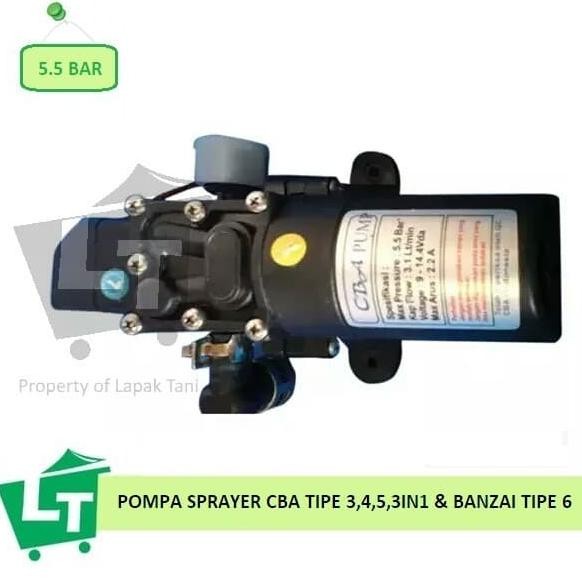 DINAMO POMPA SPRAYER ELEKTRIK CBA TIPE 3,4,5,3IN1 DAN BANZAI TIPE 6