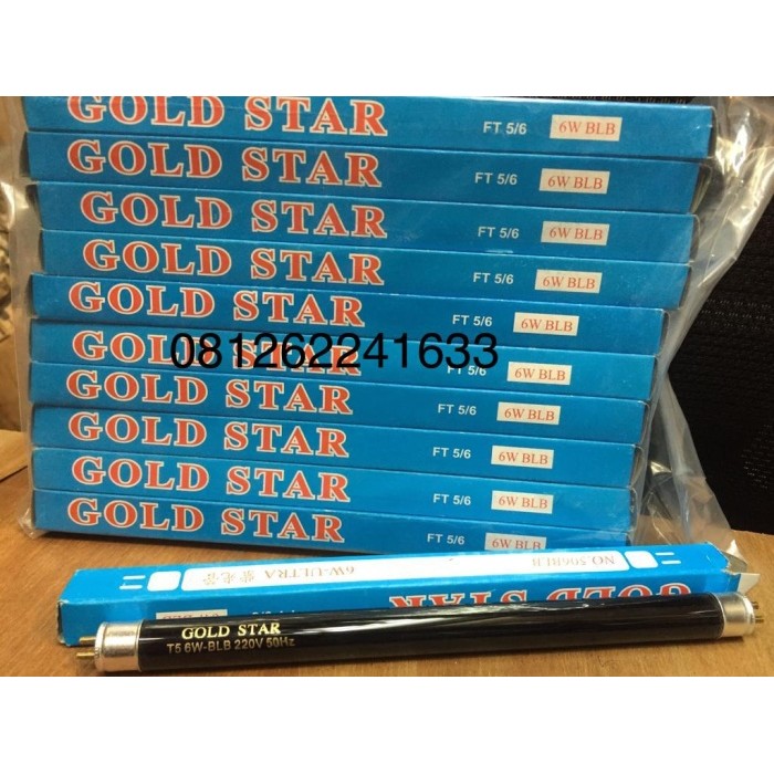 HOT SALE Lampu Uang T5 6watt 220V Gold Star