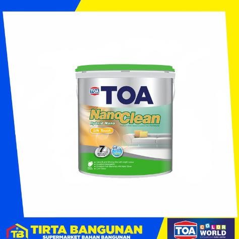 

TOA NANO CLEAN SILK TOUCH INTERIOR CAT TEMBOK TINTING HARGA BY REQUEST ORIGINAL