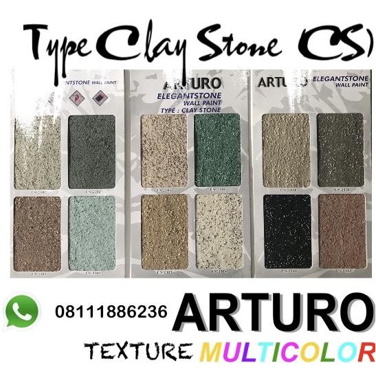 

CAT TEKSTUR ARTURO TYPE CLAY STONES (CS), UKURAN GALON 4 KG ORIGINAL