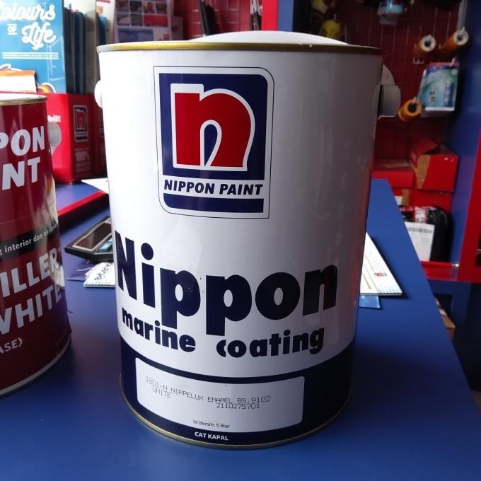 

CAT KAPAL NIPPON PRIMER NIPPELUX ENAMEL MARINE COATING RED OXIDE ORIGINAL