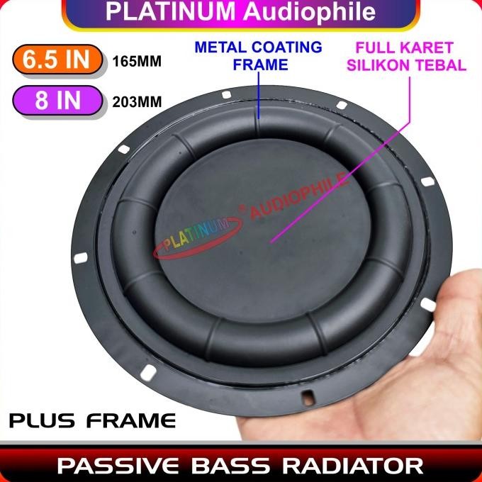 Produk Baru Passive Bass Radiator 5.5 6.5 7 8 Inch Membran Subwoofer Br-M6 Br-M8