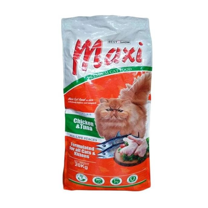 

MAXI CAT CHICKHEN TUNA 20KG - MAKANAN KUCING -KHUSUS GOJEK & GRAB ORIGINAL
