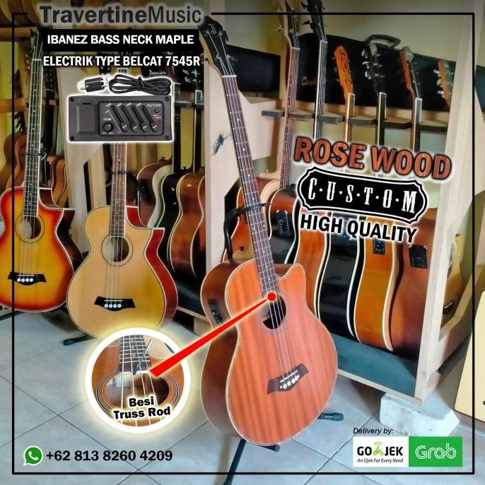 Produk Baru Bass Akustik Ibanez Neck Maple