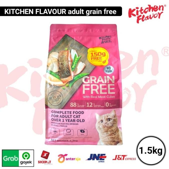 

KITCHEN FLAVOR GRAIN FREE ADULT 1.5KG CAT FOOD ORIGINAL