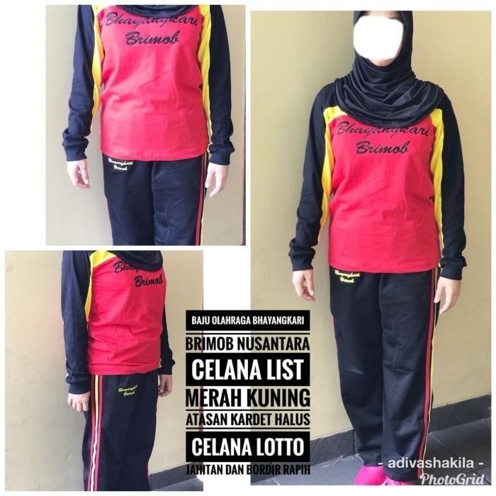 Baju Olahraga Bhayangkari Brimob Nusantara