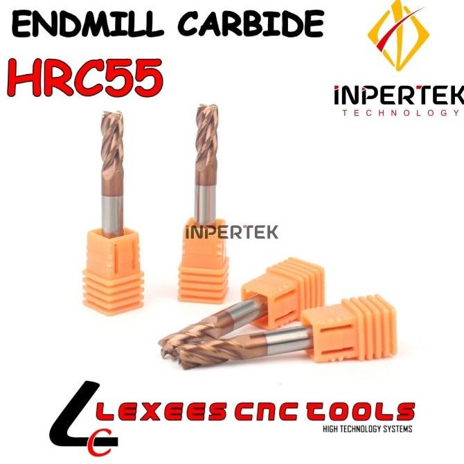 

Berkualitas Endmill 3 4F Lexees EndMill Carbide 3 HRC55 Pisau Cutter Milling 4F
