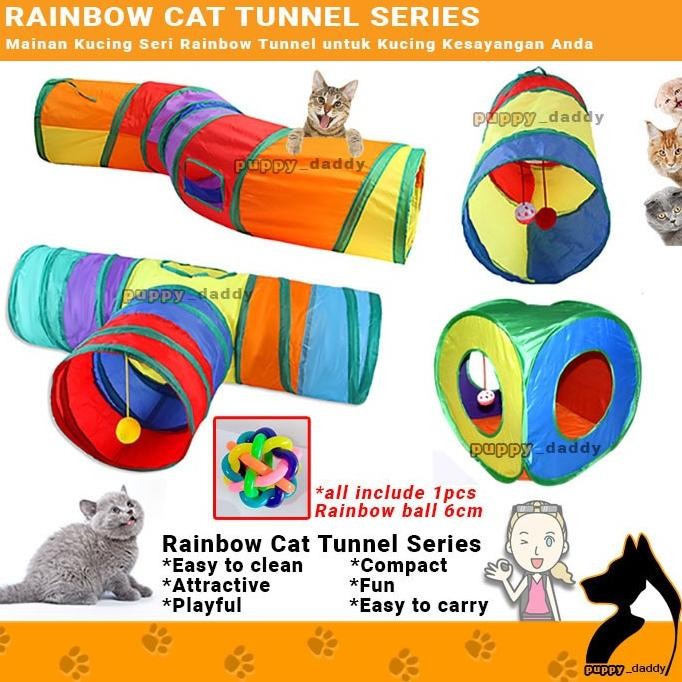 

CAT TUNNEL RAINBOW SERIES - MAINAN KUCING LORONG PELANGI ORIGINAL