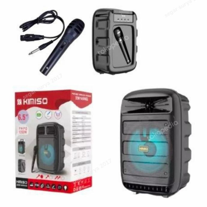 Produk Baru Speaker Kimiso 3385 Spker Bluetooth Wireless Super Bass Termurah