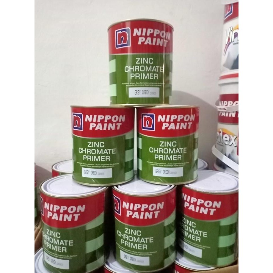 

MENI BESI HIJAU NIPPON ZINC CHROMATE PRIMER 1 KG, CAT PROTECTIVE, CAT ORIGINAL