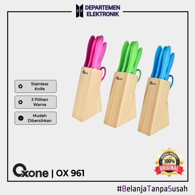 

Berkualitas Pisau Set Oxone Warna / OX-961 / ox 961