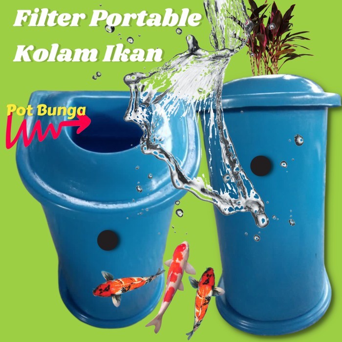 KHUSUS GRAB Filter kolam ikan / Filter Portable Fiberglass