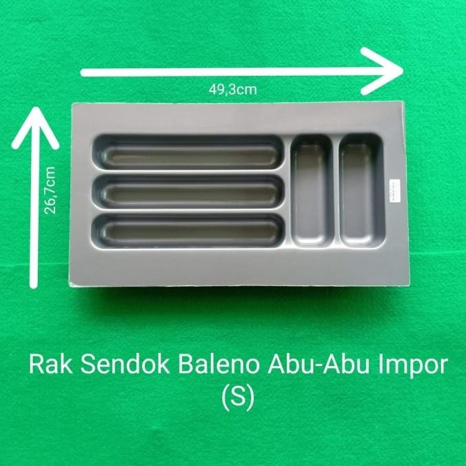 

Berkualitas Rak Tempat Sendok Abu Impor S / Garpu Pisau Sekat Laci Dapur Alat