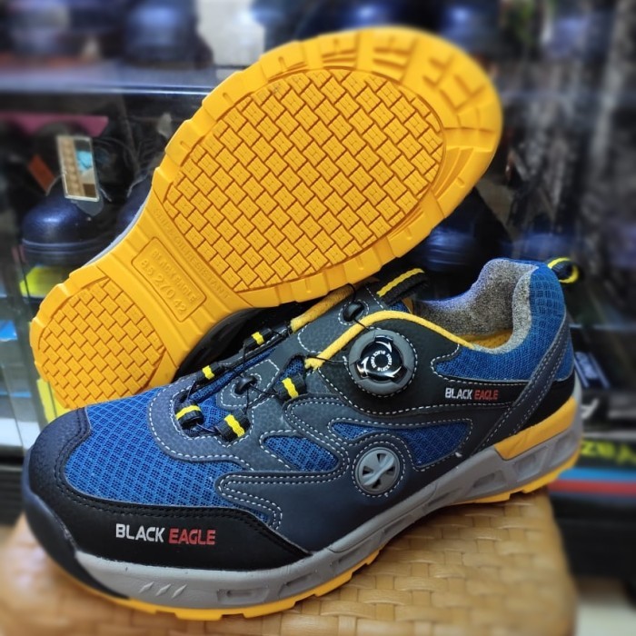 Jual Safety Shoes Black Eagle Fastrex Original