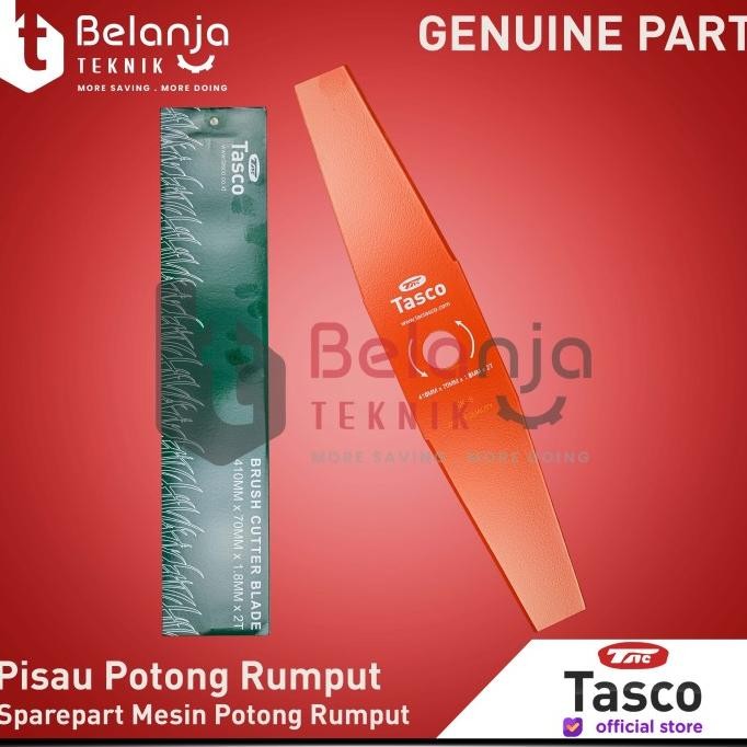 

Berkualitas Tasco Pisau Potong Rumput Panjang 41 CM Wide Brush Cutter Blade 2 Mata