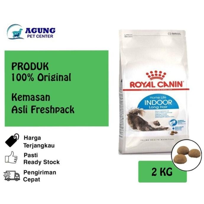 

ROYAL CANIN INDOOR CAT LONG HAIR 2KG - PRICE ORIGINAL