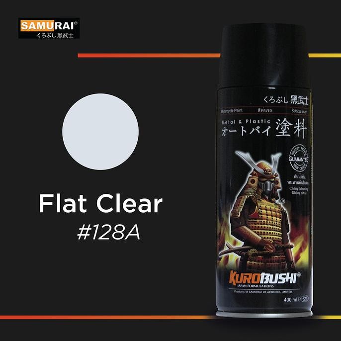 

(CLEAR) 128A FLAT CLEAR - SAMURAI PAINT CAT SEMPROT/PILOX/AEROSOL ORIGINAL