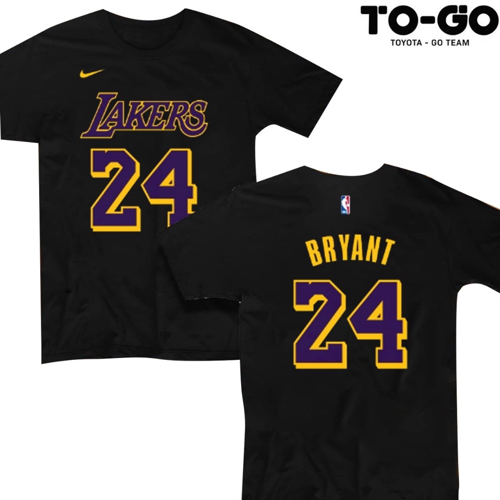 Kemeja basket pria T-shirt Kobe Bryant Lakers #24 ukuran besar fashionableite estetika unisex |yuFEr