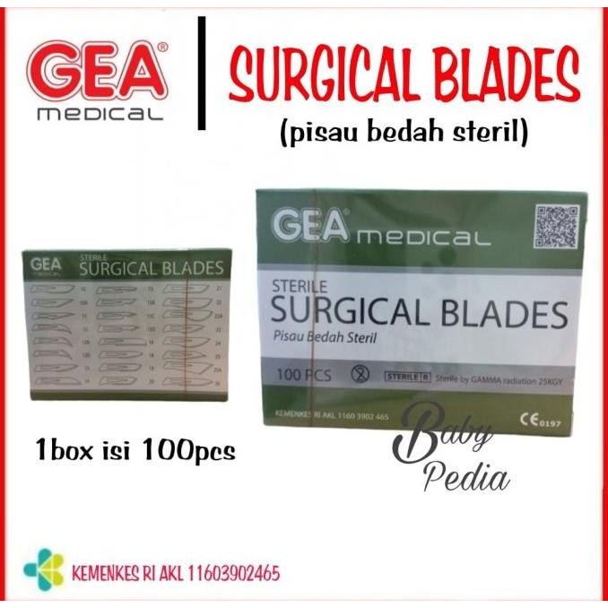 

Berkualitas Bisturi Pisau Bedah Surgical Blade Pisau Operasi Blades GEA