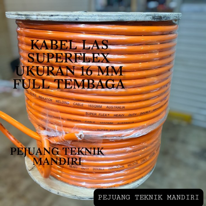 &<&<&<&] KABEL LAS SUPERFLEX AUSTRALIA 16MM FULL TEMBAGA / SUPERFLEX 16 MM