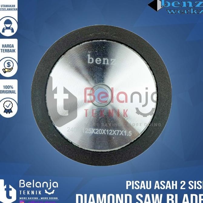 

Berkualitas Benz Diamond Saw Blade 5" inch Pisau Asah 2 Sisi Asahan Pisau Serut 5
