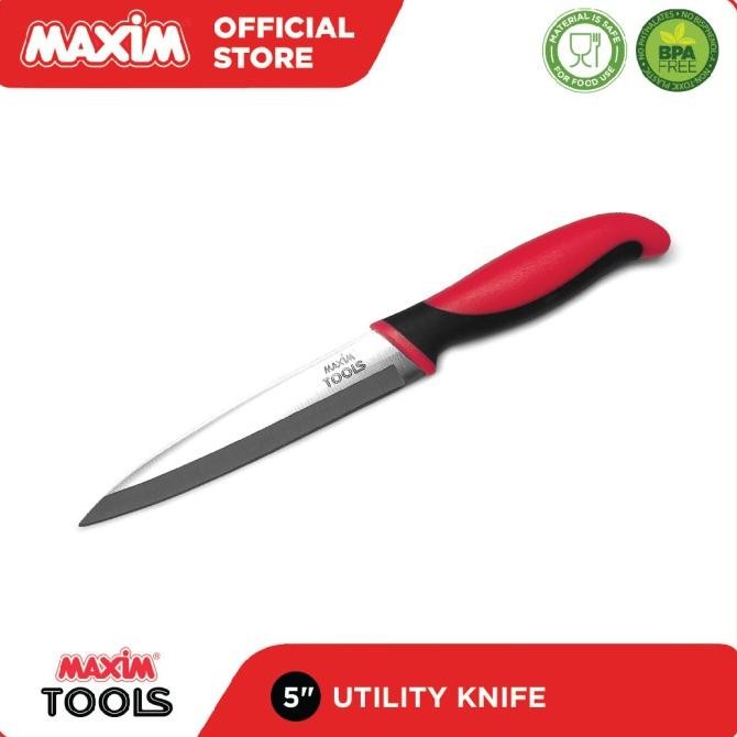 

Berkualitas Maxim Tools Pisau Buah 5" (SF) Utility Knife