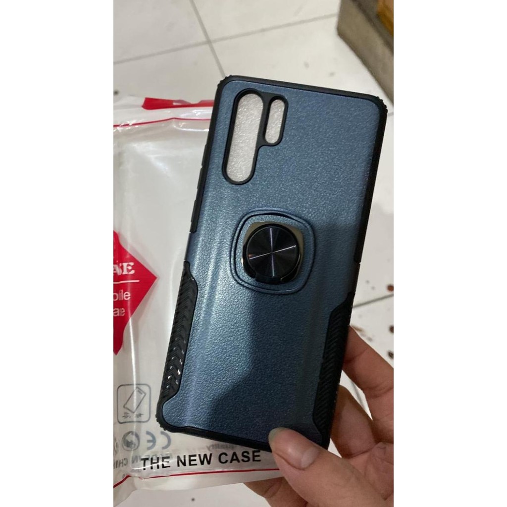 ori - huawei p30 pro case luxury leather hardcase bumper magnet