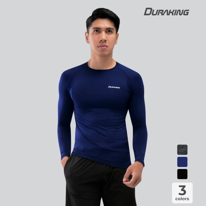 DK FISHING JERSEY LS (MAN) BASIC RASHGUARD NAVY BLUE