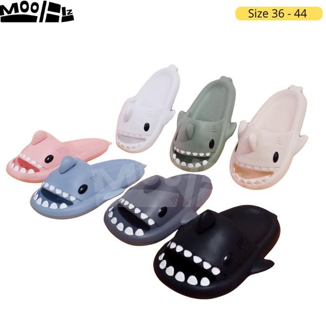 SENDAL HIU SANDAL SLOP HIU SENDAL SHARK WANITA DEWASA SANDAL SENDAL