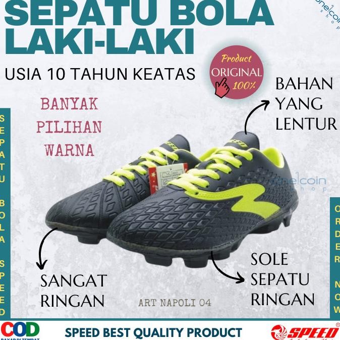 SEPATU BOLA LAKI LAKI PILIHAN WARNA SPEED NAPOLI 04