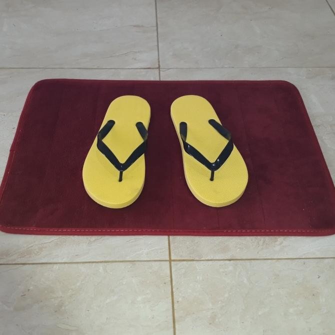 SANDAL SENDAL JEPIT PRIA WANITA SWALLOW WARNA KUNING SIZE 38