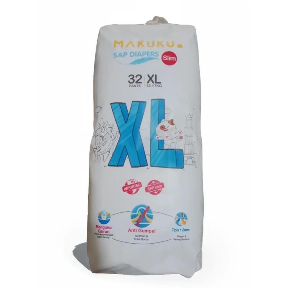 Makuku Air Diapers Pants XL Popok Celana XL