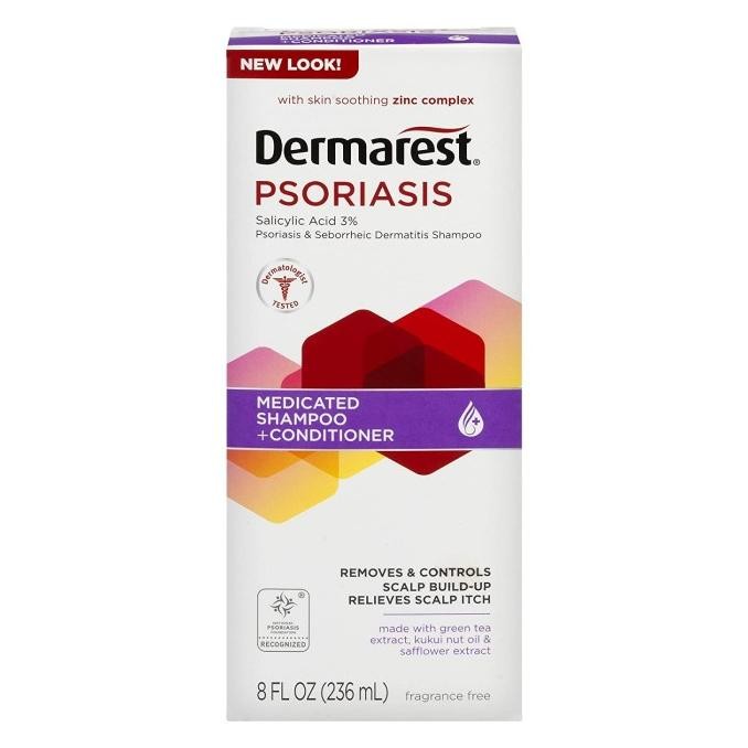 Dermarest Psoriasis Medicated Shampoo + Conditioner 236 Ml