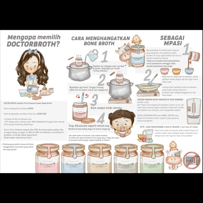 

Termurah Chicken Bone Broth Premium (Kental) Ready